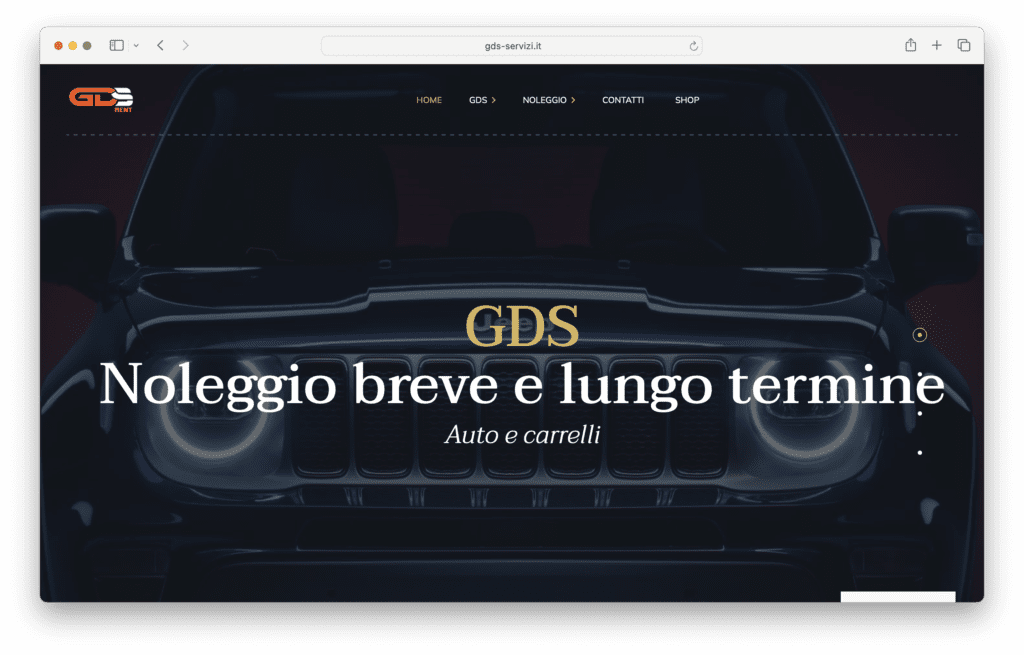 Creazione sito web GDS-servizi