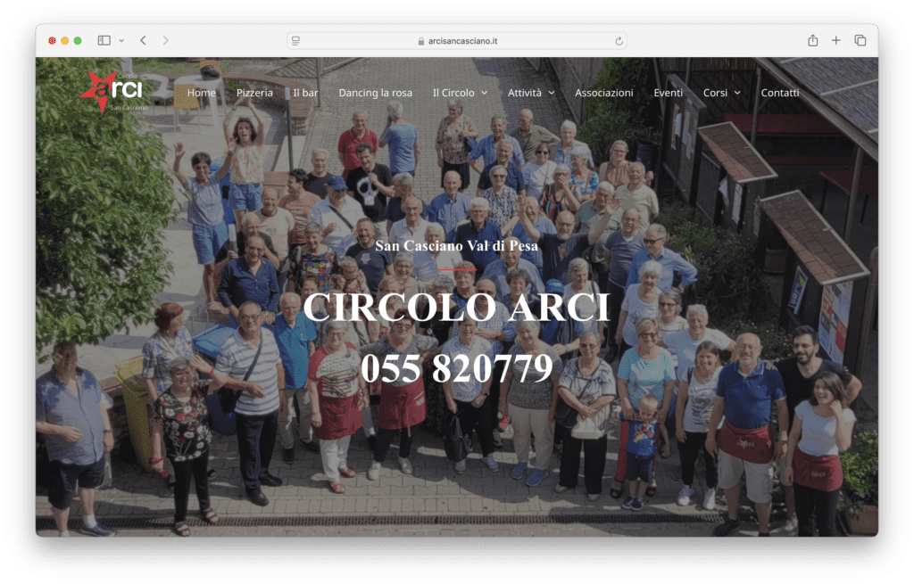 arci sito web Web Agency Firenze gallettistudio